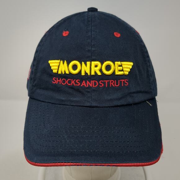 Monroe Shocks And Struts Reflex Strapback Hat Blue One Size Embroidered - Picture 2 of 9